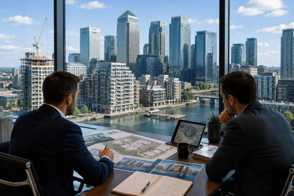 Property investment opportunities near Canary Wharf financial district