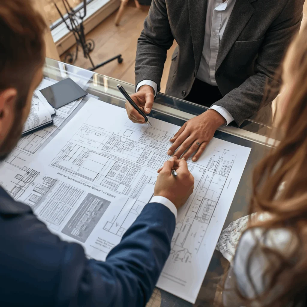 Property investors reviewing refurbishment opportunities in Highbury