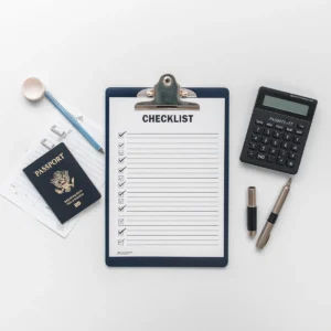 Bridging loan checklist — property investor preparing documents before applying for bridging finance