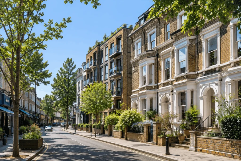 Bridging loans for residential and commercial property investment in Kensal Rise