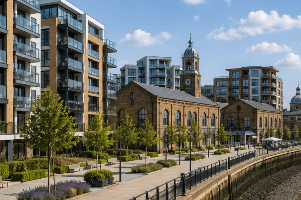 Bridging loans for residential and commercial property investment in Woolwich