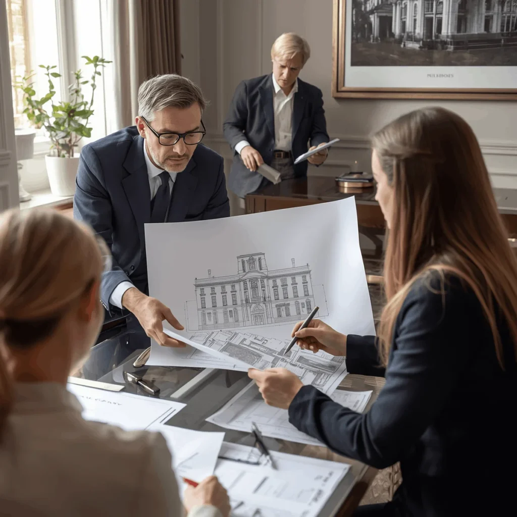 Property investors reviewing luxury property opportunities in Belgravia