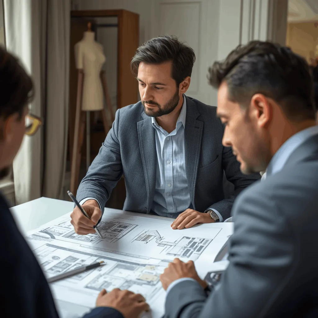 Property investors reviewing development opportunities in Bloomsbury