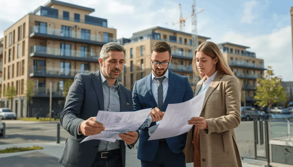 Property investors reviewing regeneration opportunities in Croydon