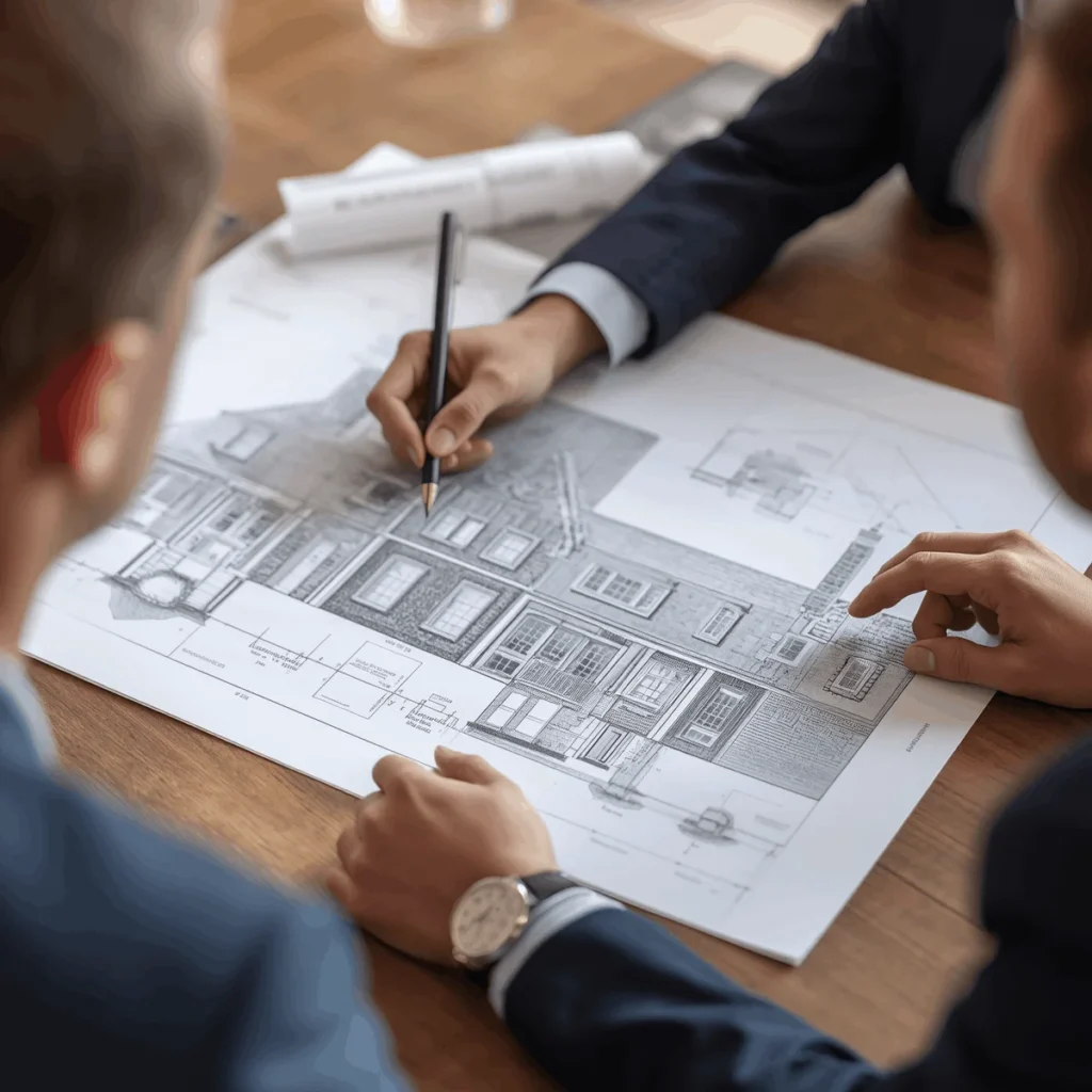 Property investors reviewing residential investment opportunities in Dulwich