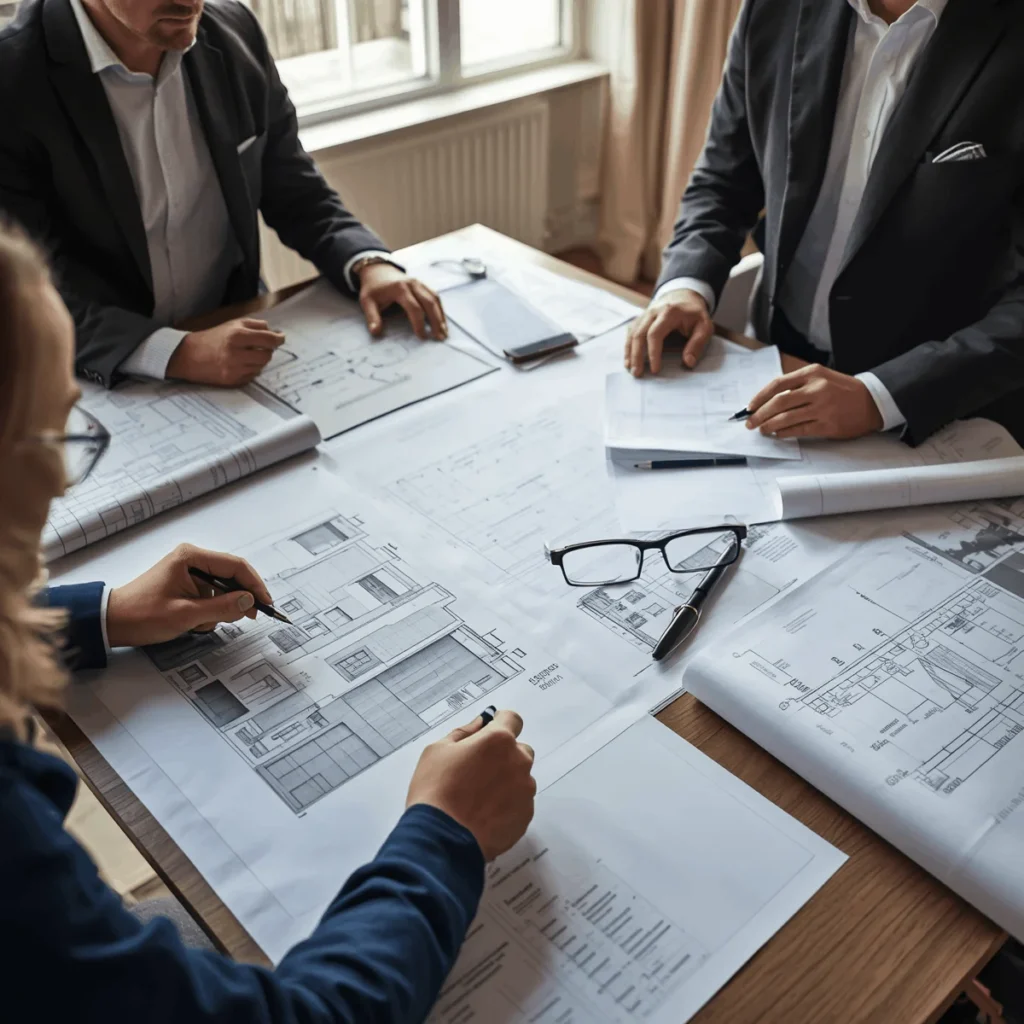 Property investors reviewing refurbishment opportunities in Ealing