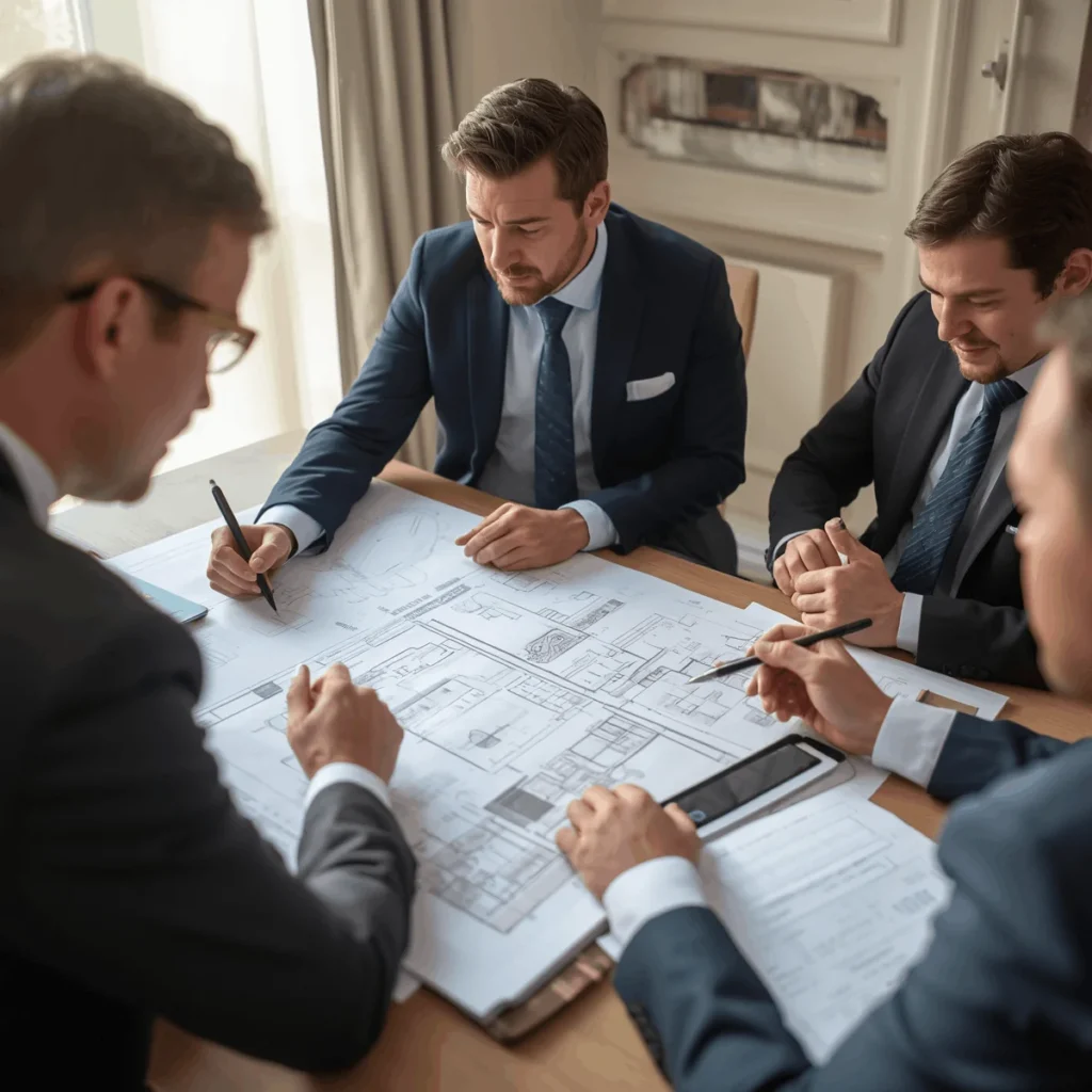 Property investors reviewing residential investment opportunities in Muswell Hill