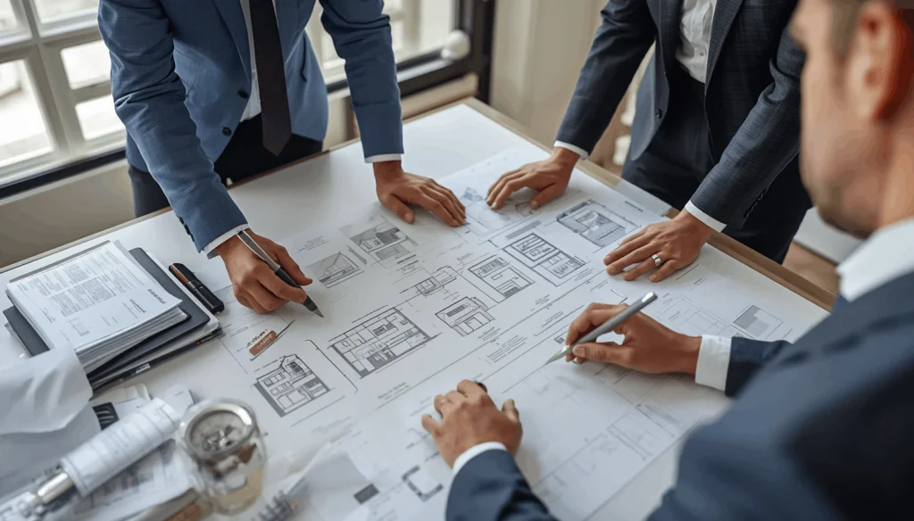 Property investors reviewing refurbishment opportunities in Richmond