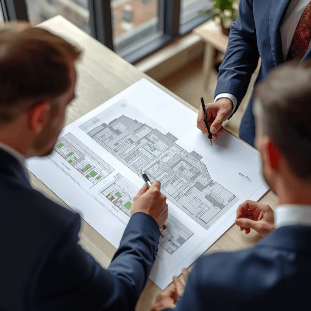 Property investors reviewing development opportunities in Shepherd's Bush