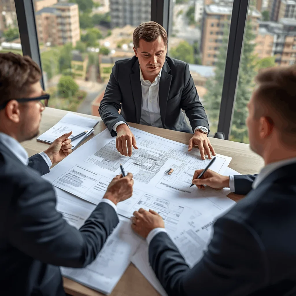 Property investors reviewing regeneration and development opportunities in Stratford