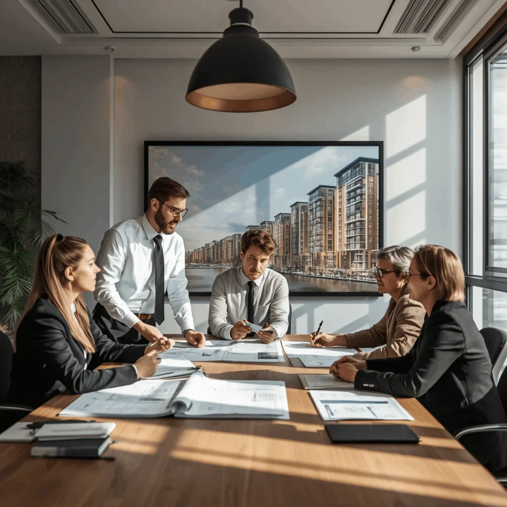 Property investors reviewing development opportunities in Victoria