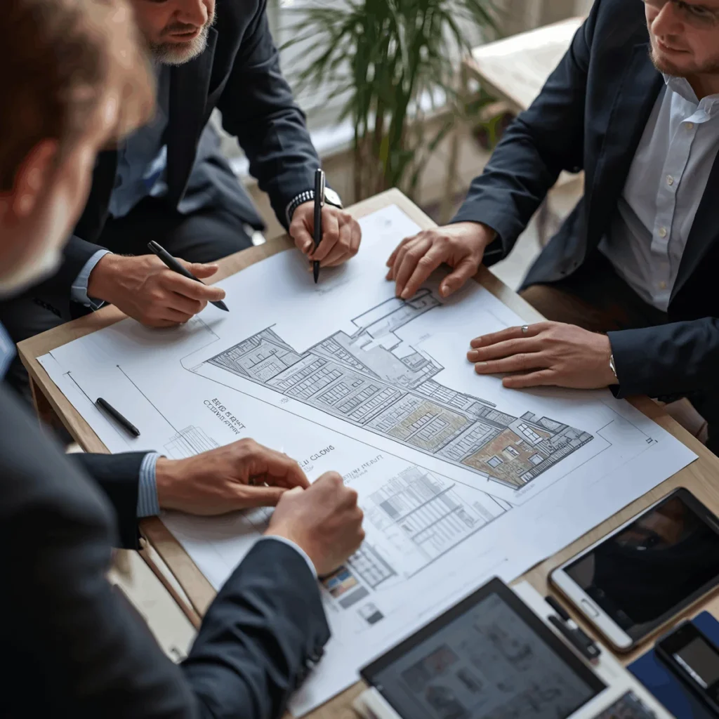 Property investors reviewing regeneration and development opportunities in Whitechapel